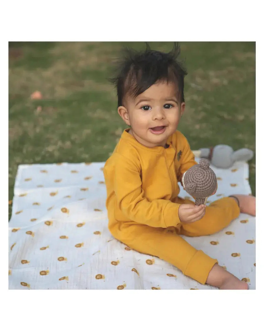 Organic Muslin Multipurpose Cloth - Bubble Pops Dulaar
