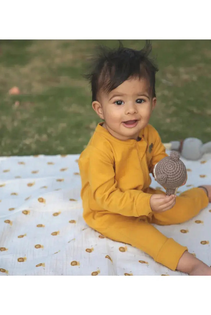 Organic Muslin Multipurpose Cloth - Bubble Pops Dulaar