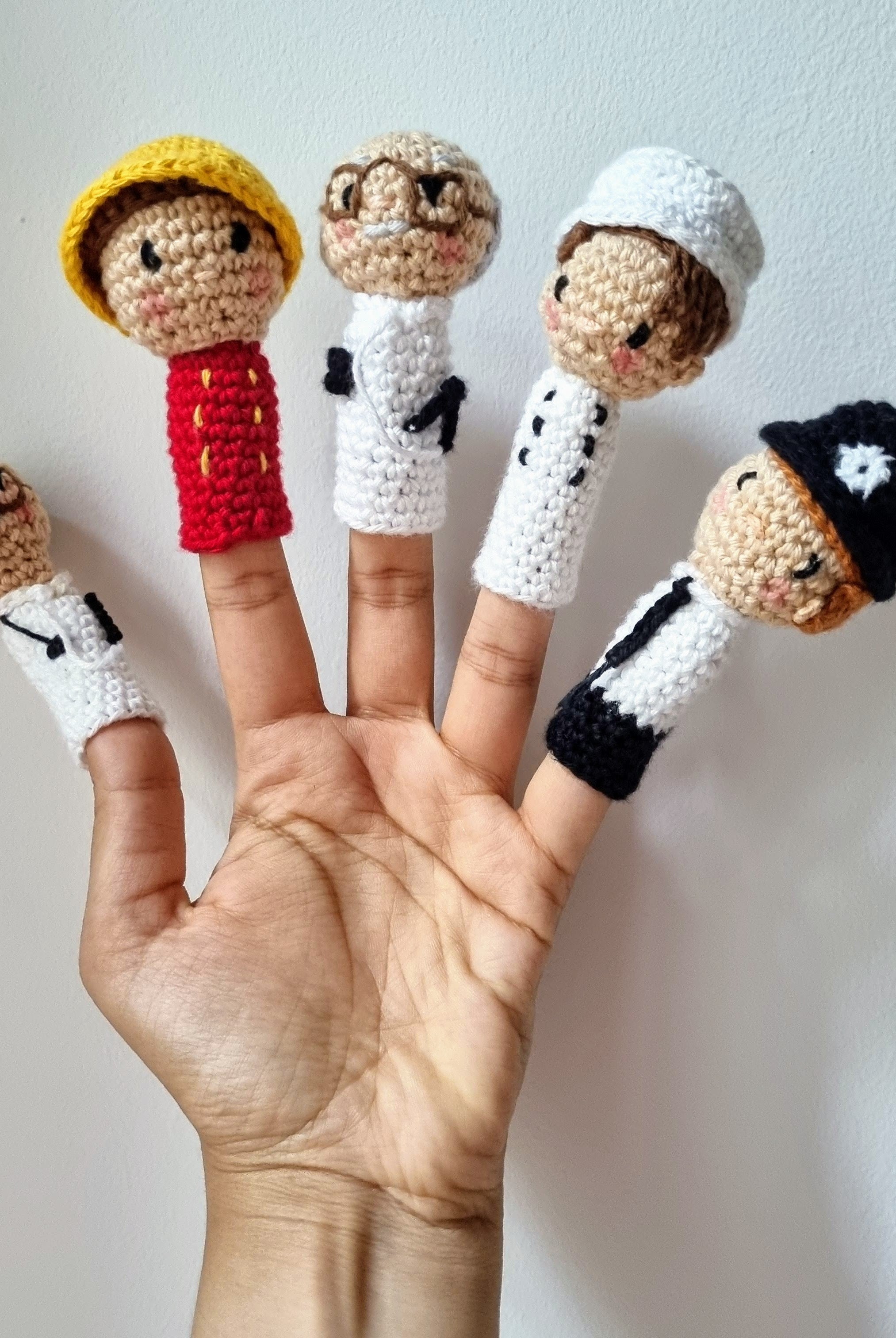 Handcrafted Crochet Finger Puppets - Nimbu Kids