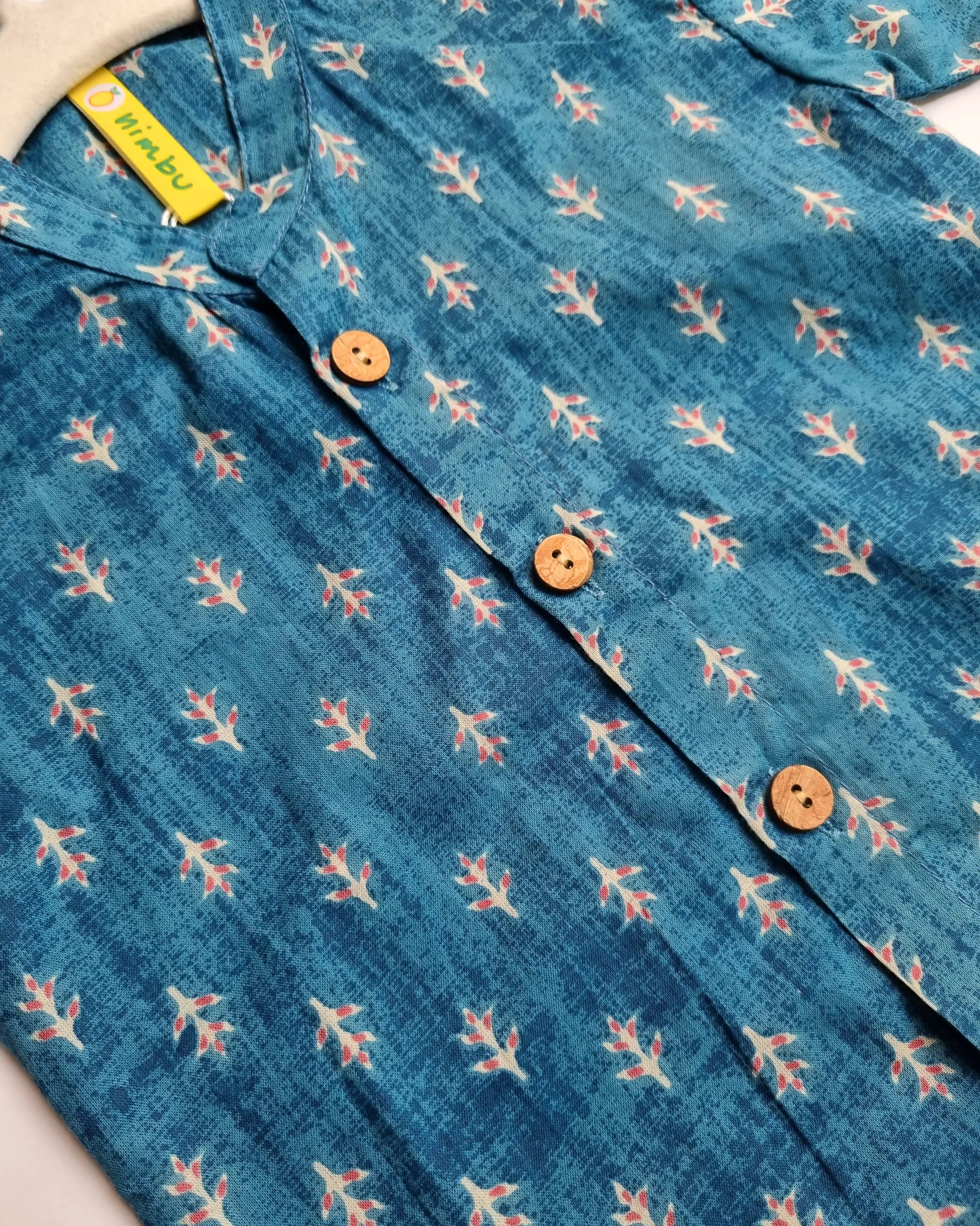 Pattern Blue Unisex Shirt Nimbu