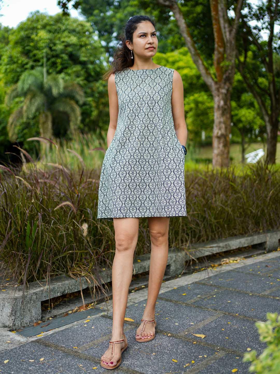 Isla Black Women's A-Line Dress