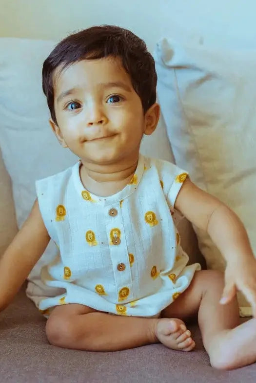 Romper- Just Lion Around Dulaar