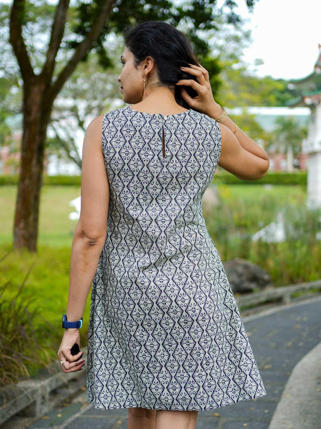 Isla Black Women's A-Line Dress