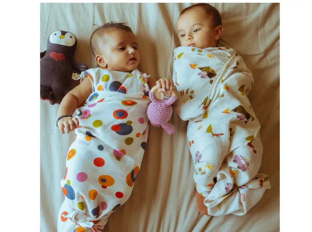 Organic Muslin Swaddle - Green Zen Dulaar