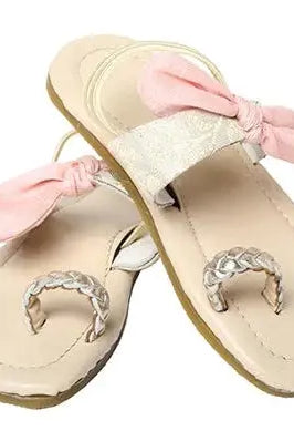 Brocade Pink Sash Girls' Sandals Pretty Random Design