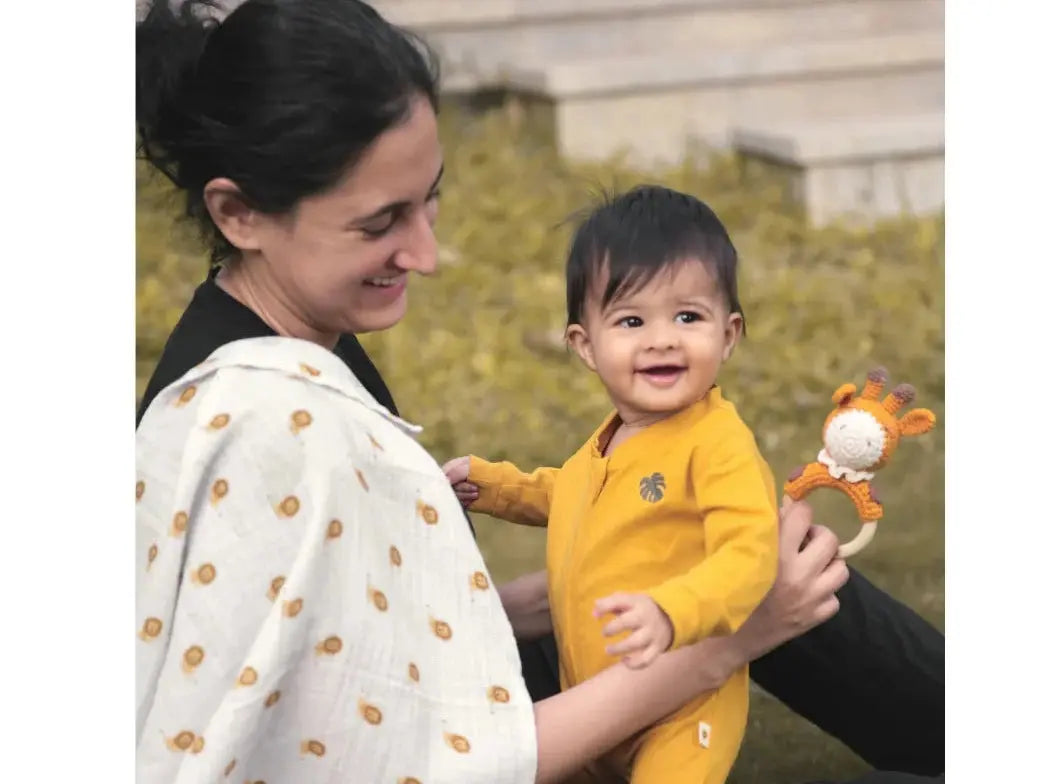 Organic Muslin Multipurpose Cloth - Bubble Pops Dulaar