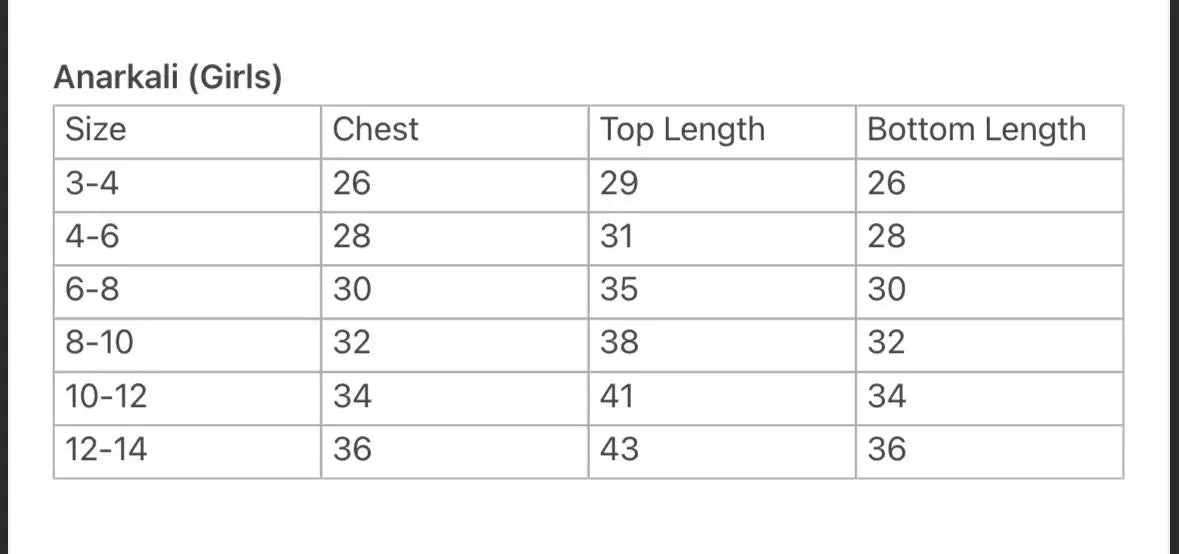 Rosa Girls Anarkali with Dupatta Set in Off White Nimbu