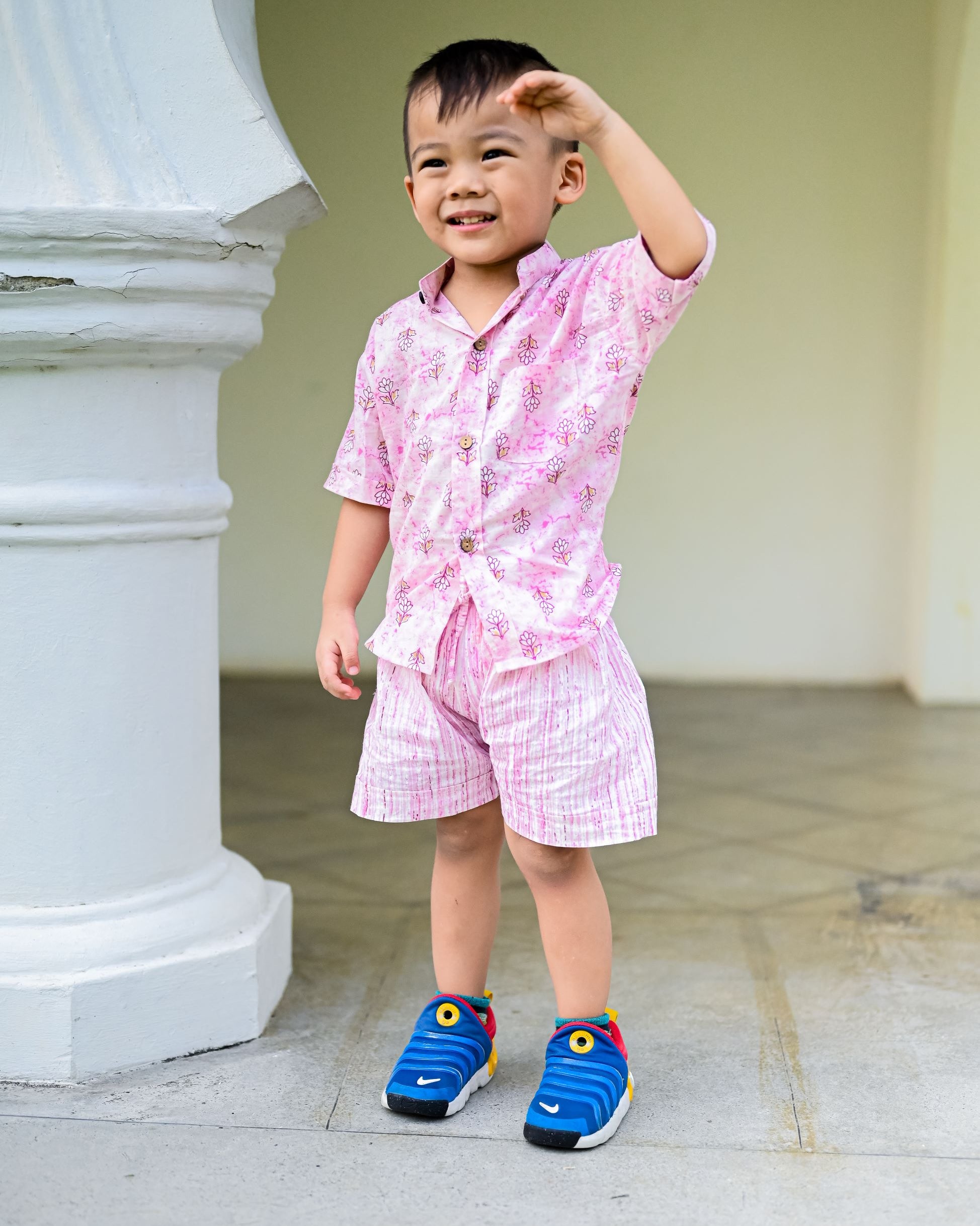 Berry purple unisex shirt - Nimbu Kids. Casual Wear. Summer Clothes.