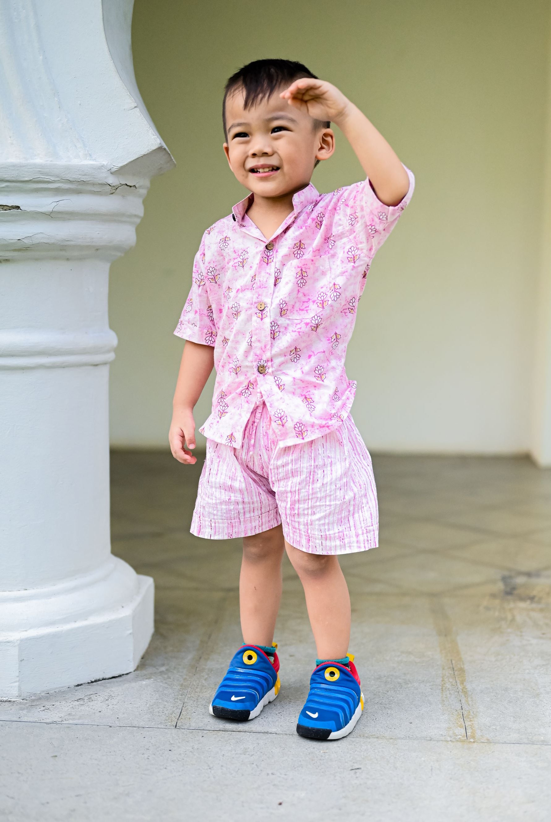 Berry purple unisex shirt - Nimbu Kids. Casual Wear. Summer Clothes.