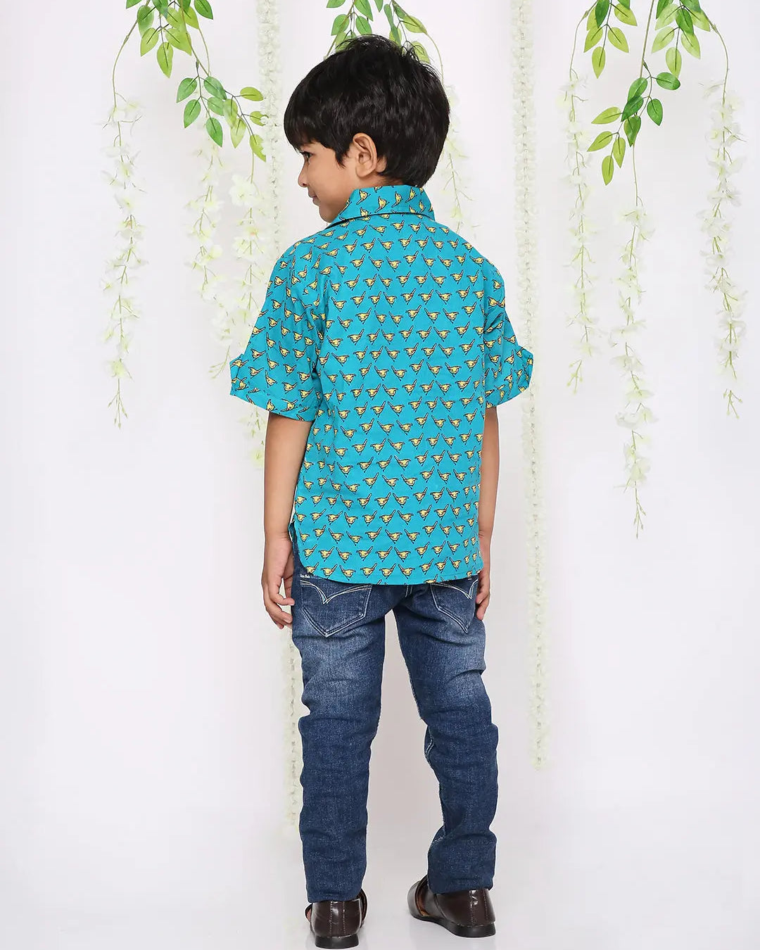 Chidiya Shirt with Roll-up Sleeves Kid1