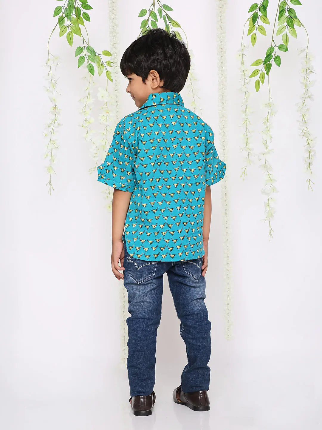 Chidiya Shirt with Roll-up Sleeves Kid1
