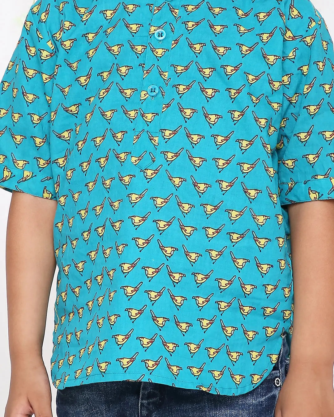 Chidiya Shirt with Roll-up Sleeves Kid1