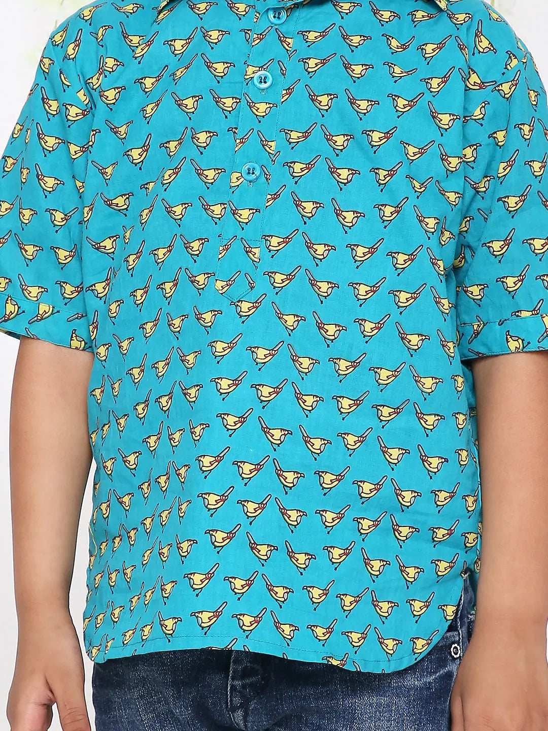 Chidiya Shirt with Roll-up Sleeves Kid1