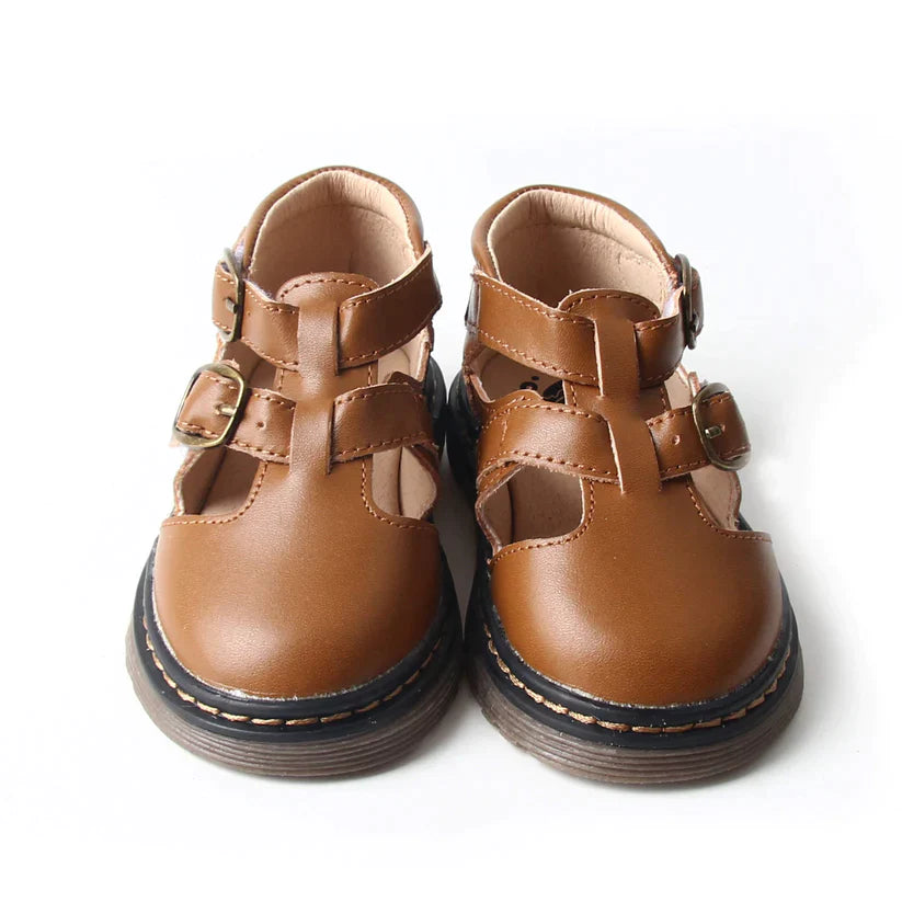 One, Two, Buckle my Shoe - Brown - Nimbu Kids
