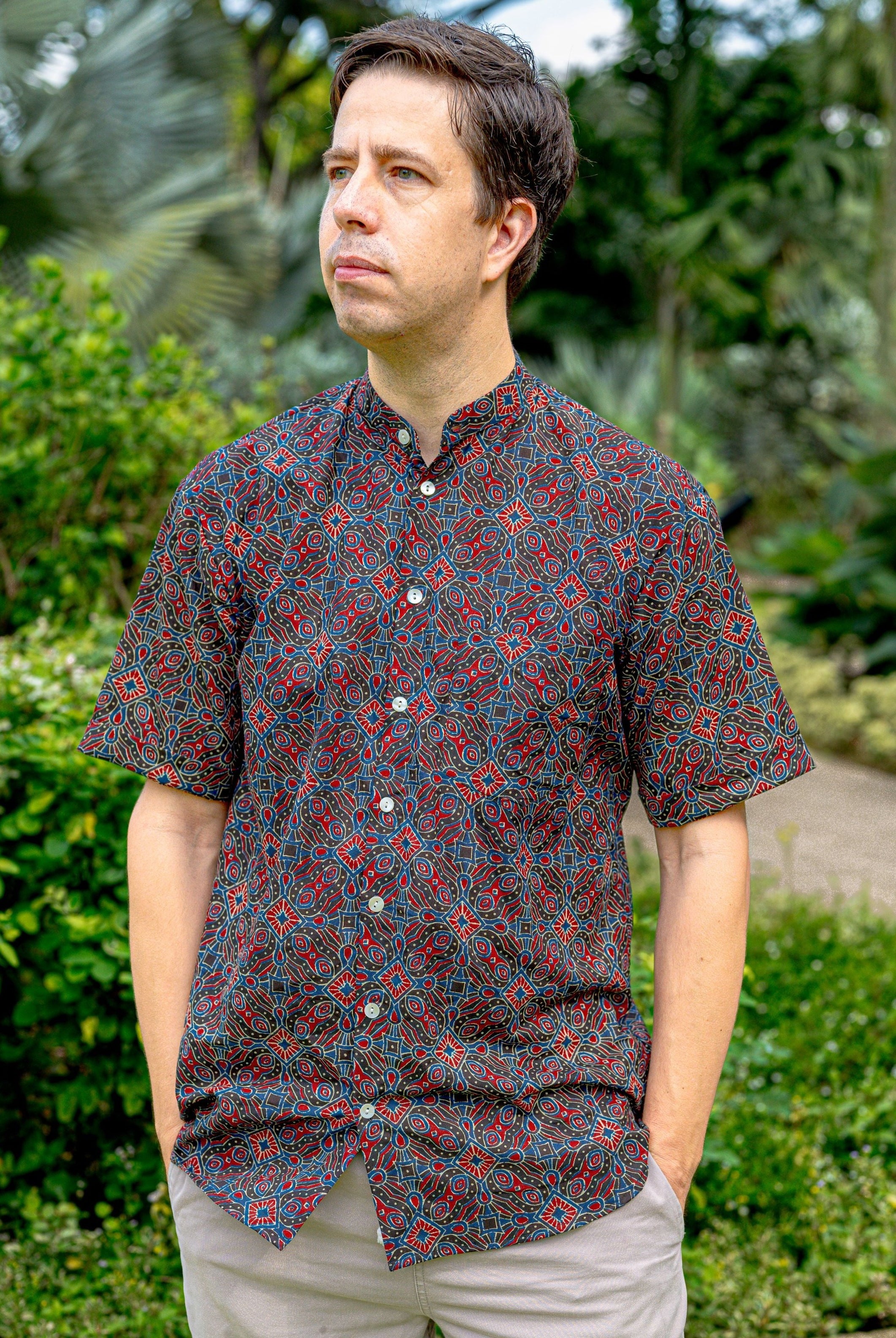 Cambodia Adult Unisex Cotton Shirt