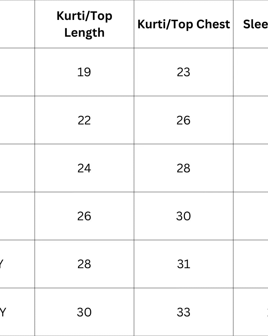 Devi Coral Girls Handblock Straight Kurti With Pants Nimbu