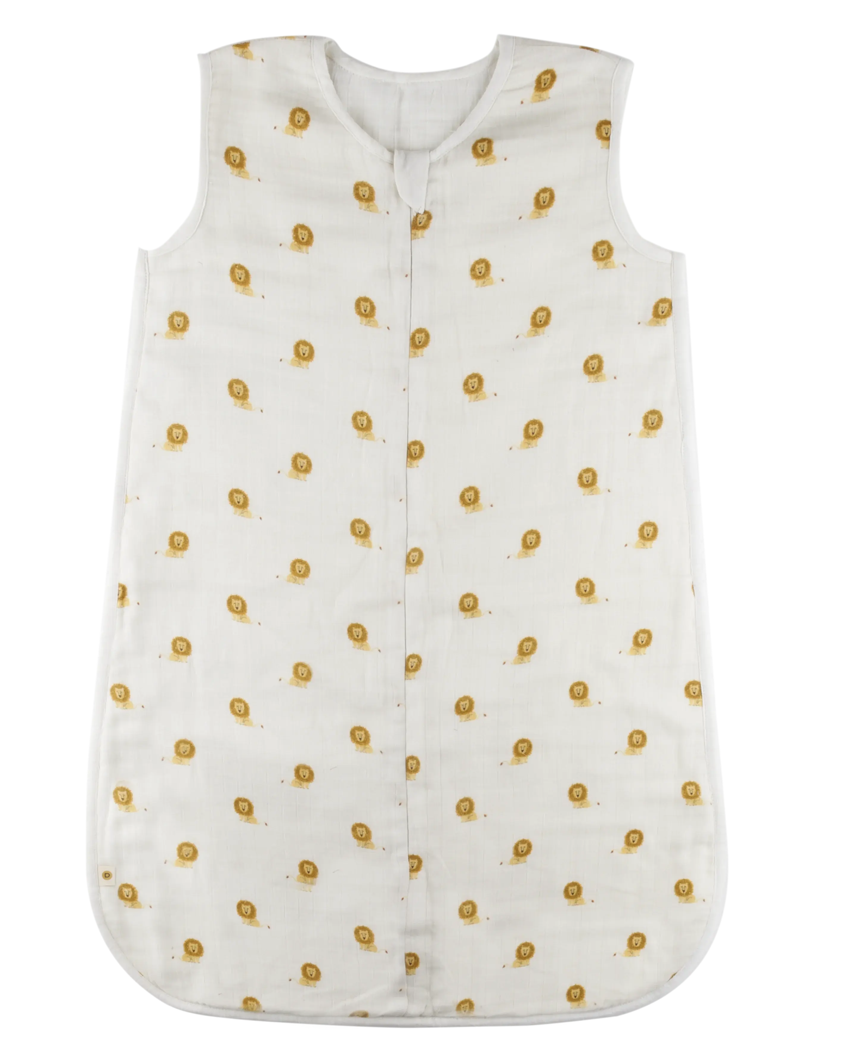 Organic Muslin Sleep Bag - Just Lion Around Dulaar
