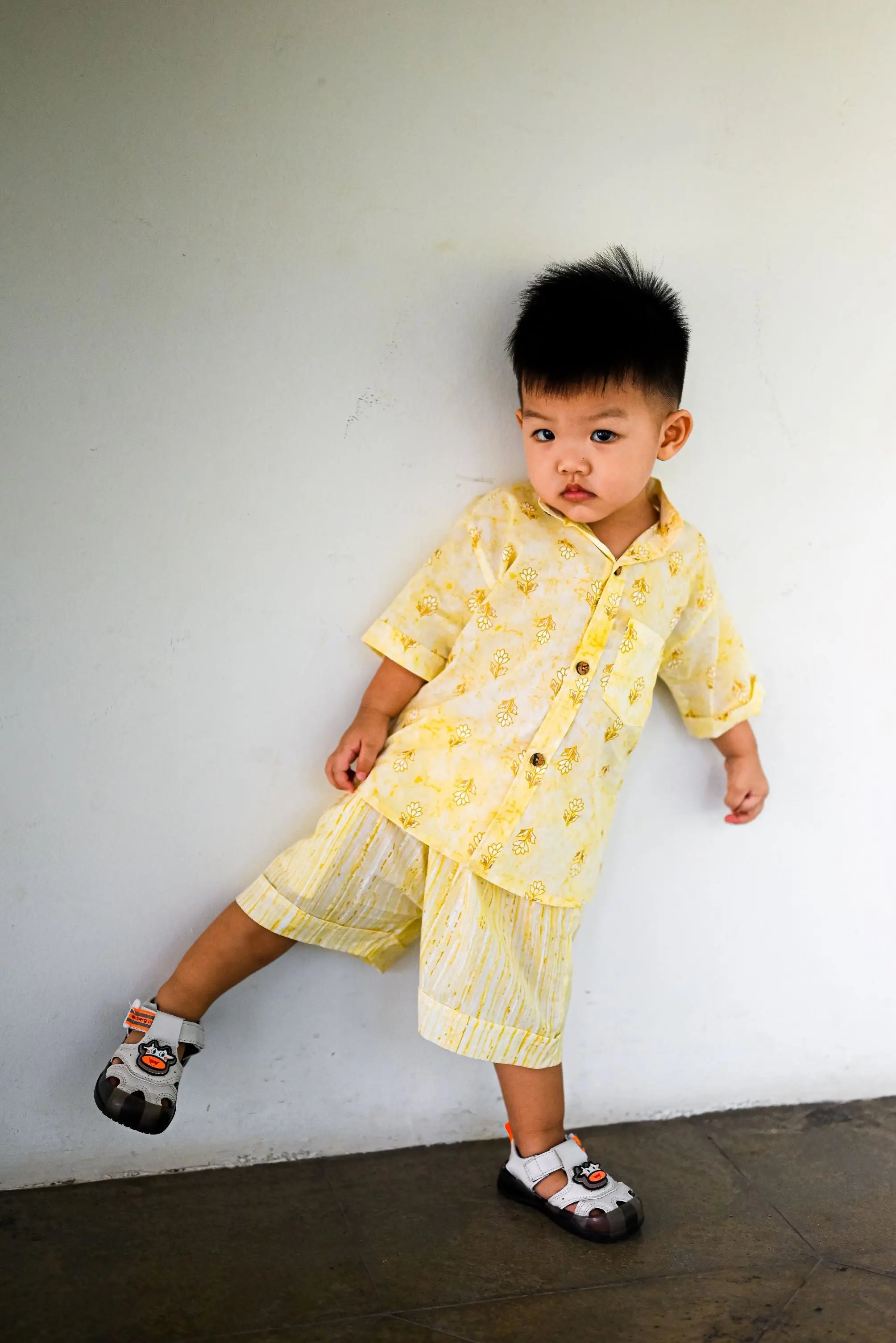 Lemonade Unisex Co-Ord Set in Yellow Nimbu