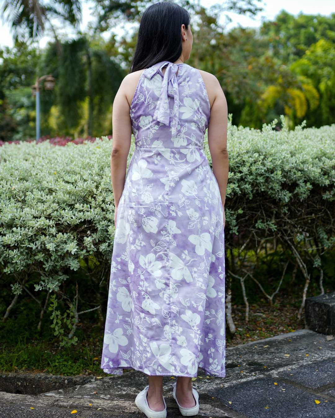 Eden Purple Women's Long Halter