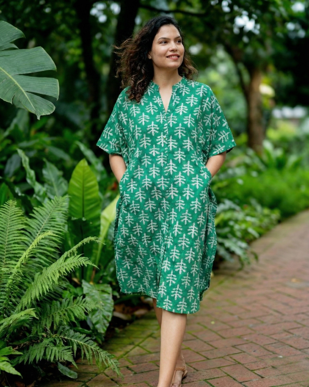 Ella Women's Kaftan Dress Free Size Nimbu