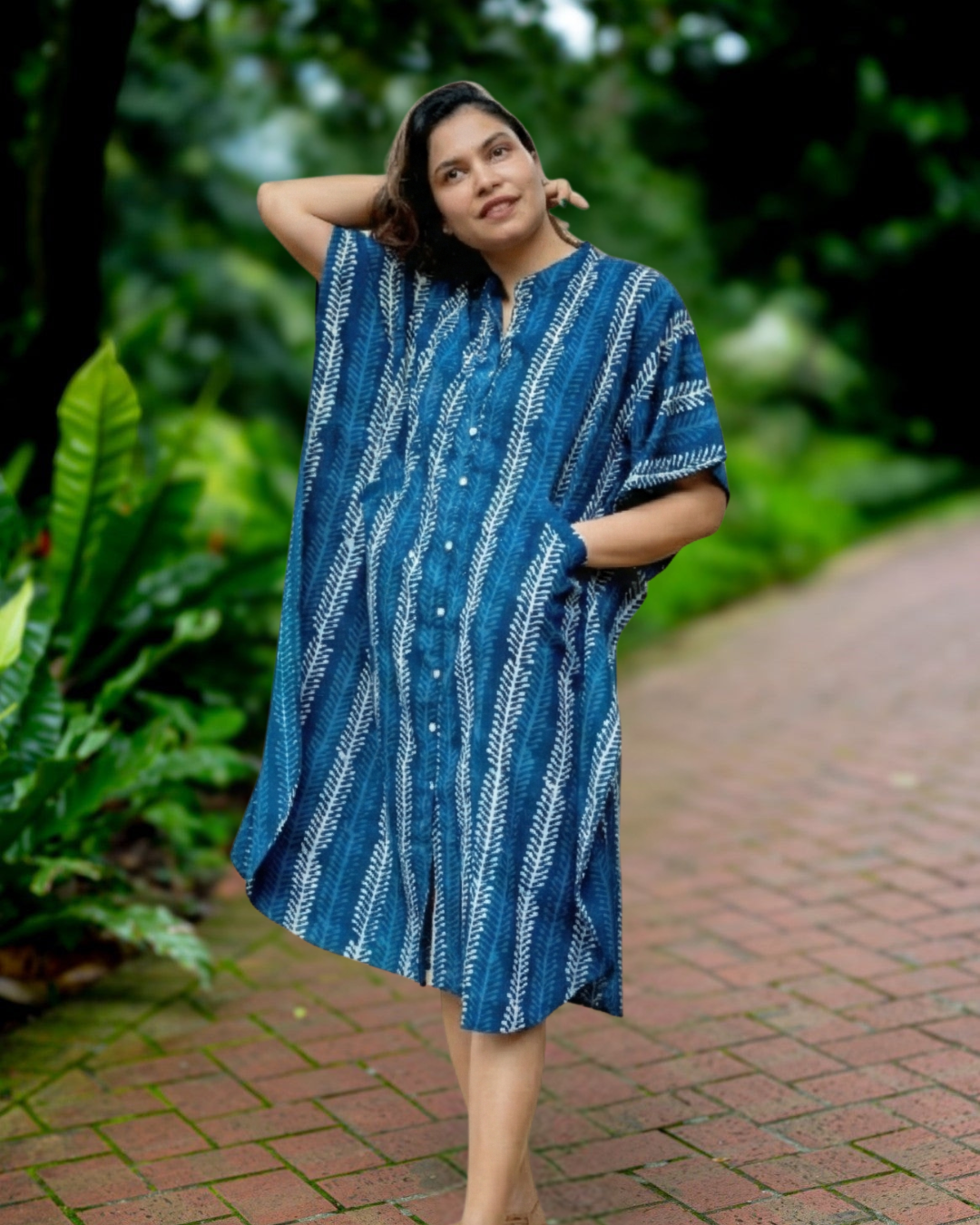 Ella Women's Kaftan Dress Free Size Nimbu