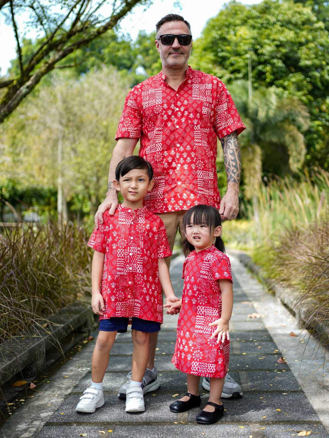 Ember Red Family Set Dad and Me