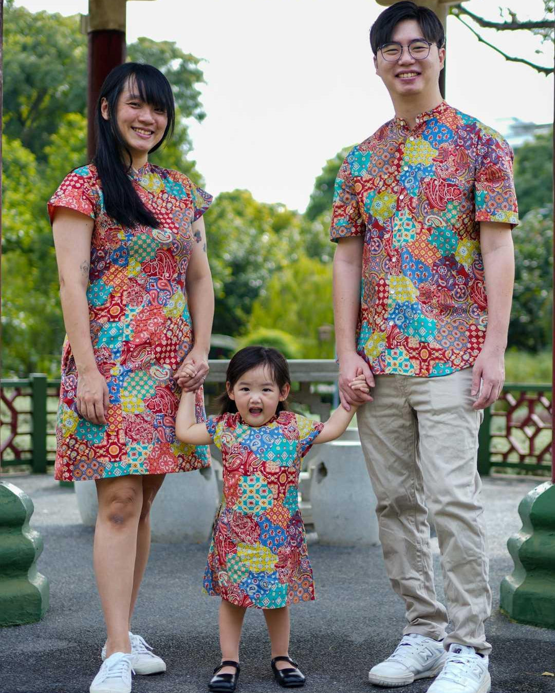 Harmony Multicolor Matching Set in Cotton