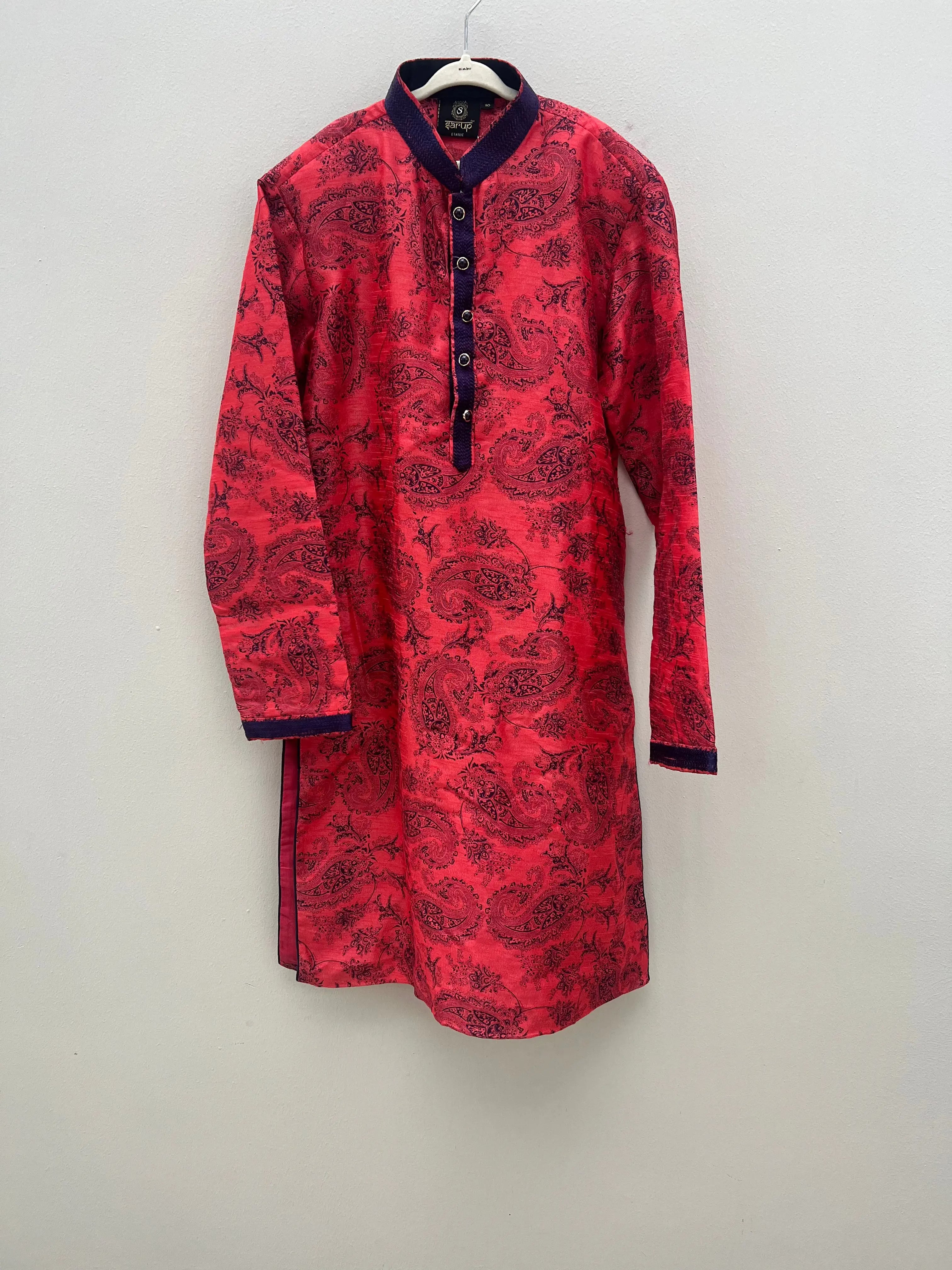 Preloved Kurta Pajama Set in Pink Blue for Boys sarup