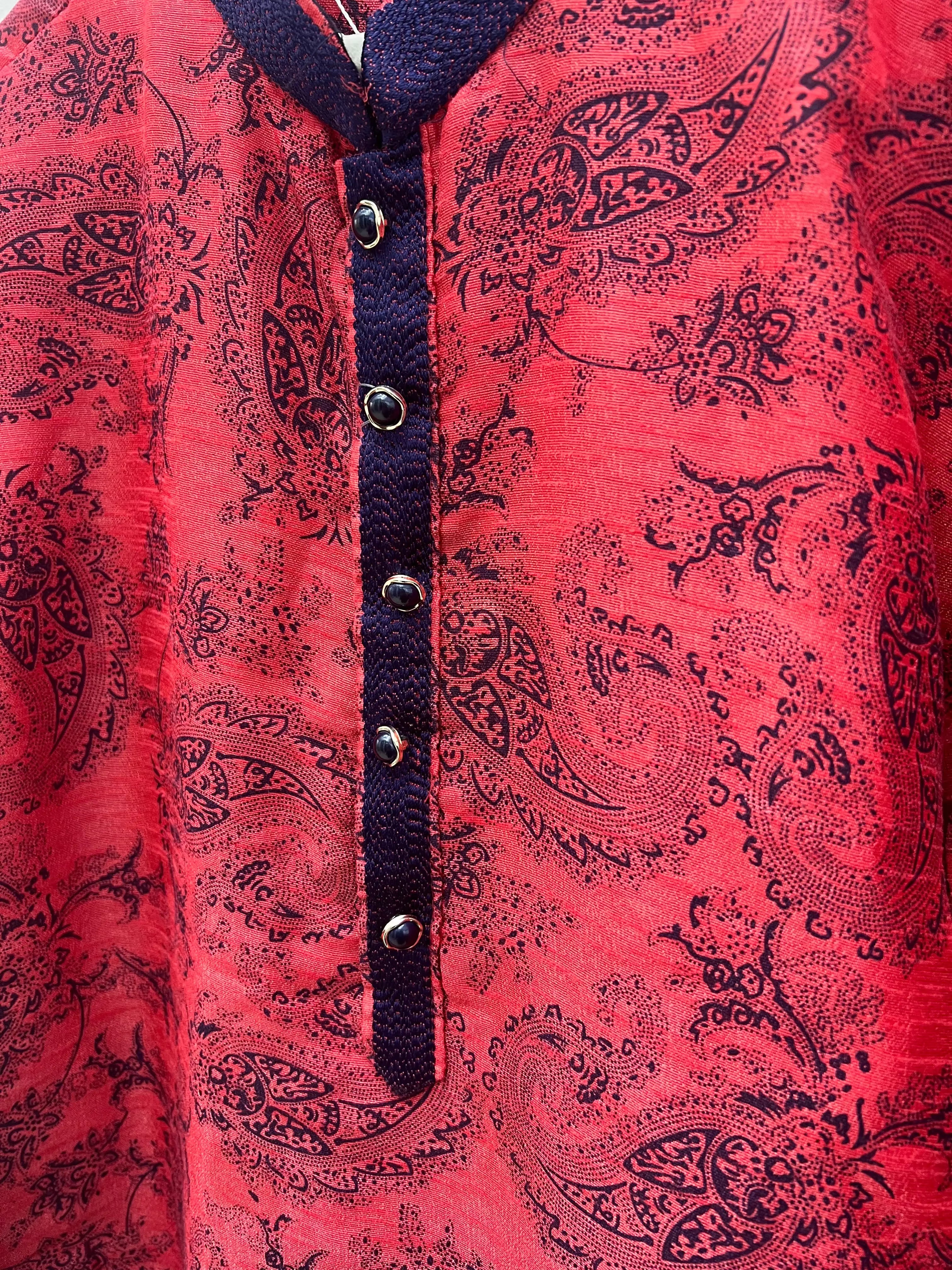 Preloved Kurta Pajama Set in Pink Blue for Boys sarup