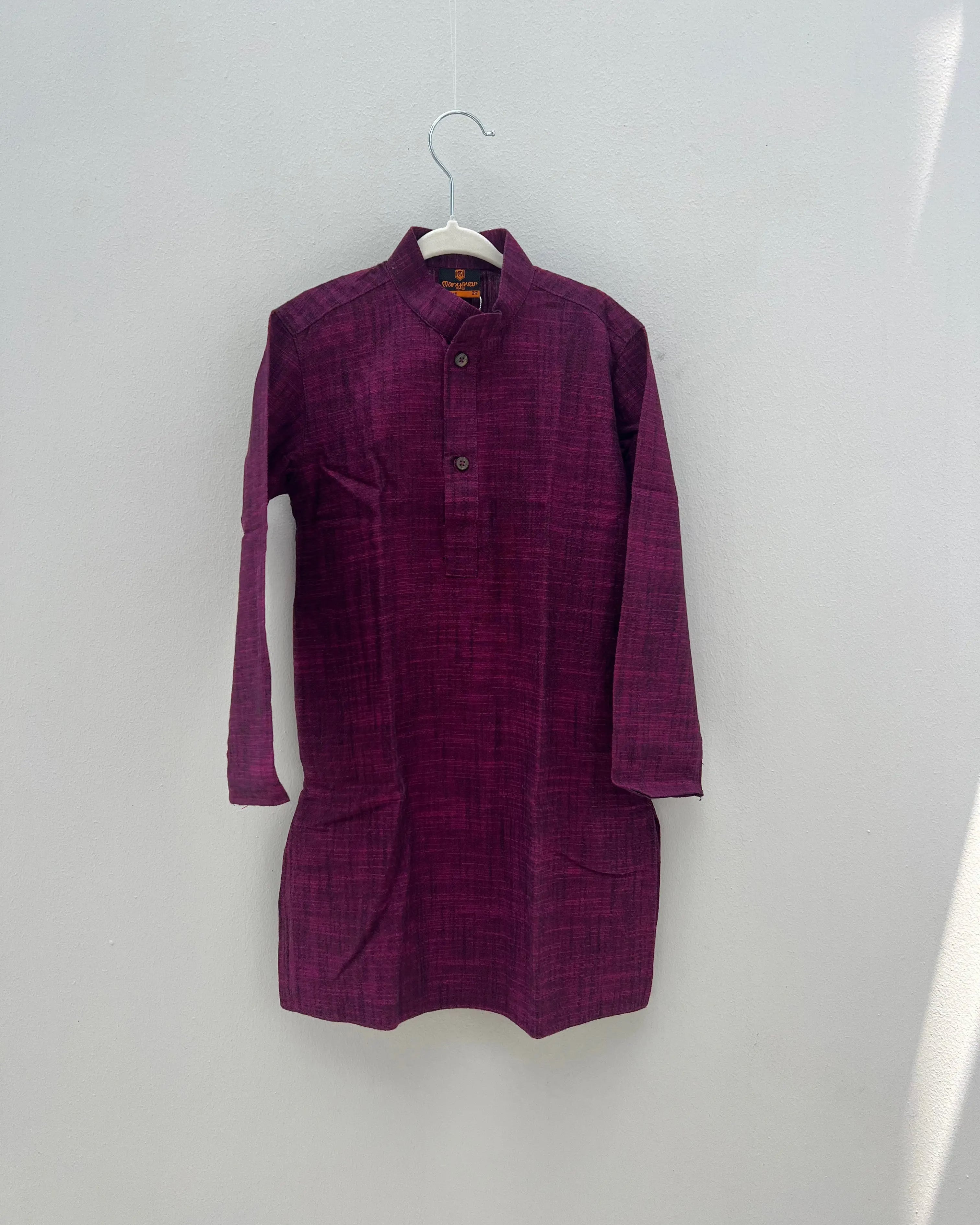 Preloved Kurta in Purple for Boys Nimbu