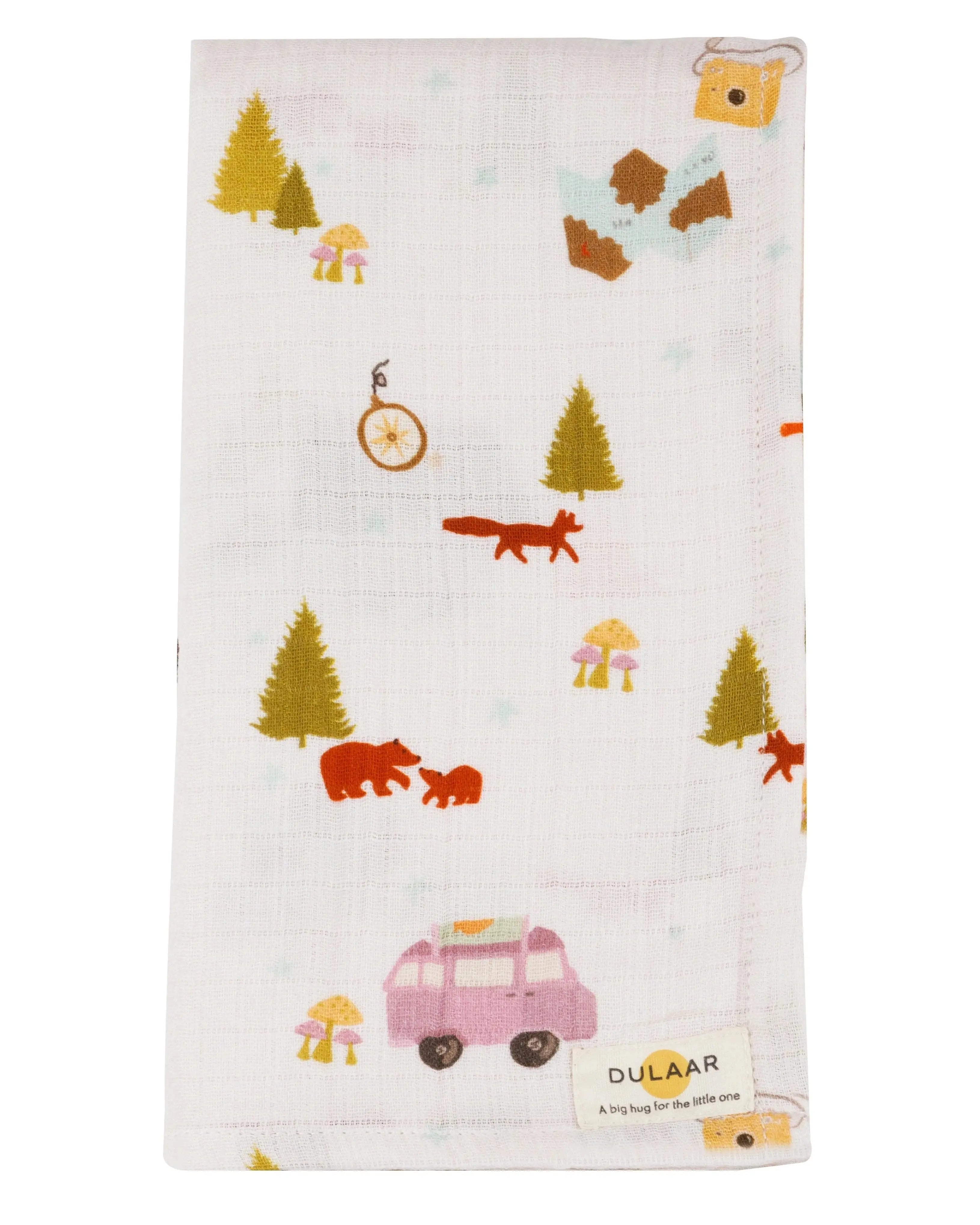 Organic Muslin Swaddle - Happy Camper Dulaar
