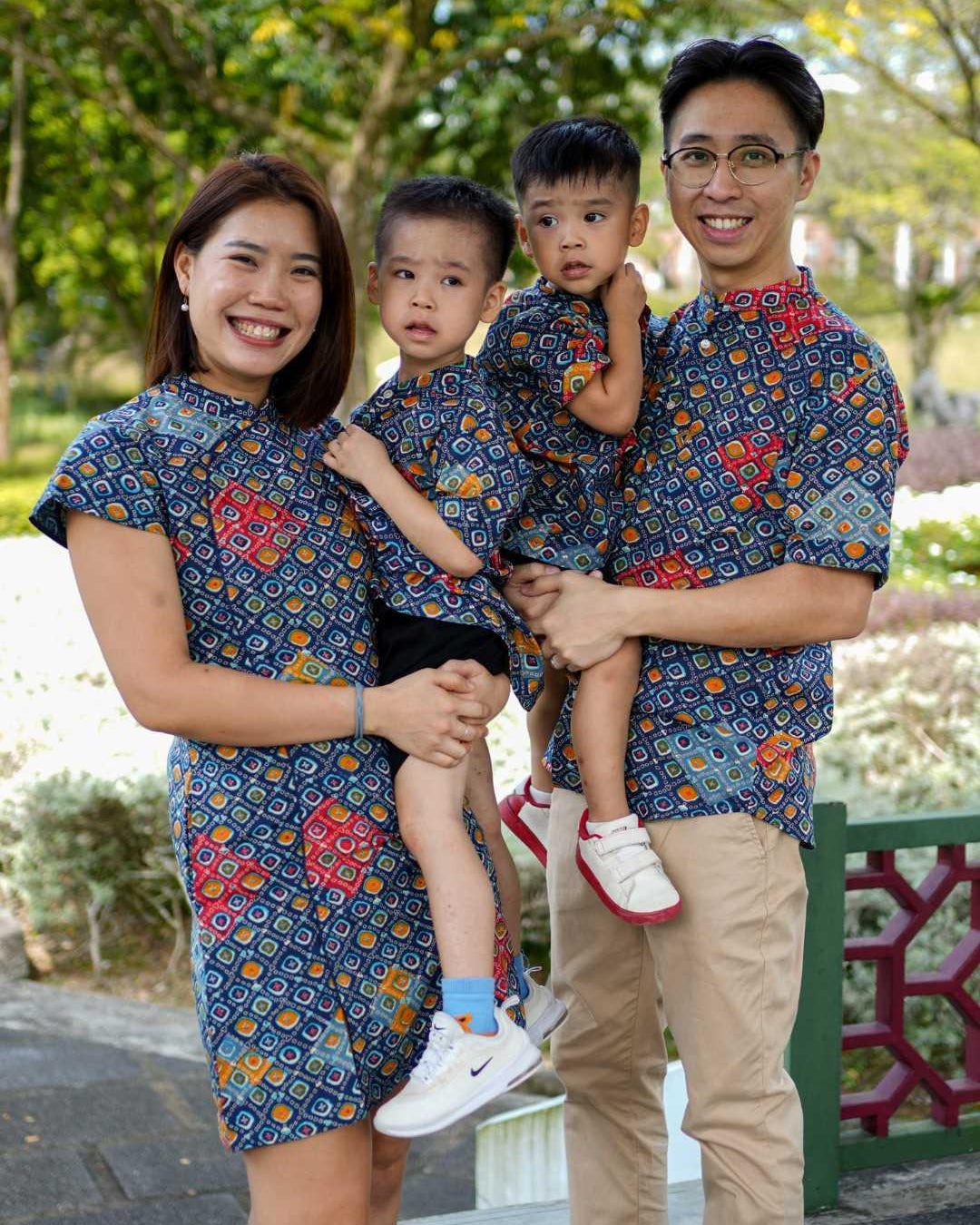 Jade Blue Family Matching Set for CNY