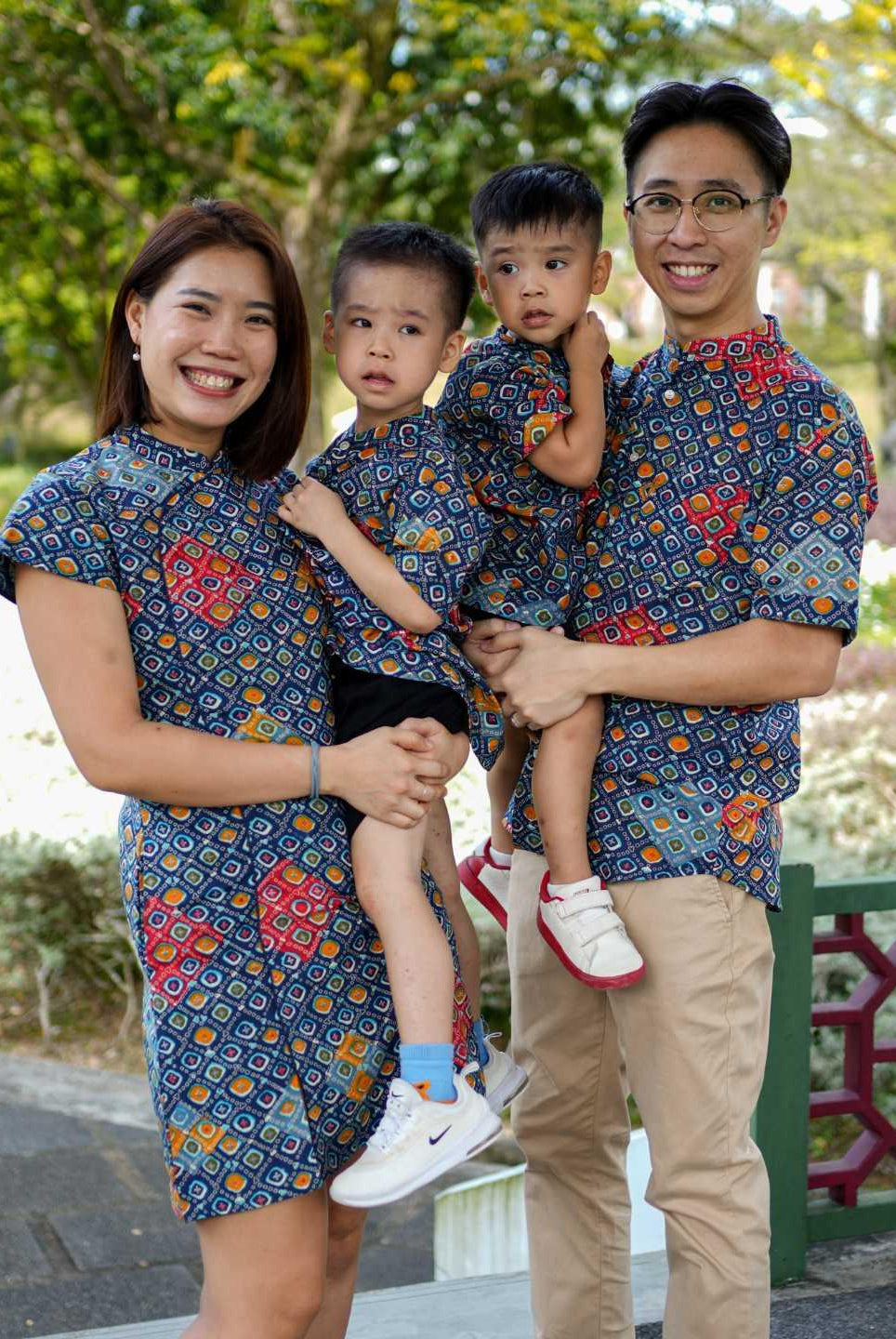 Jade Blue Family Matching Set for CNY