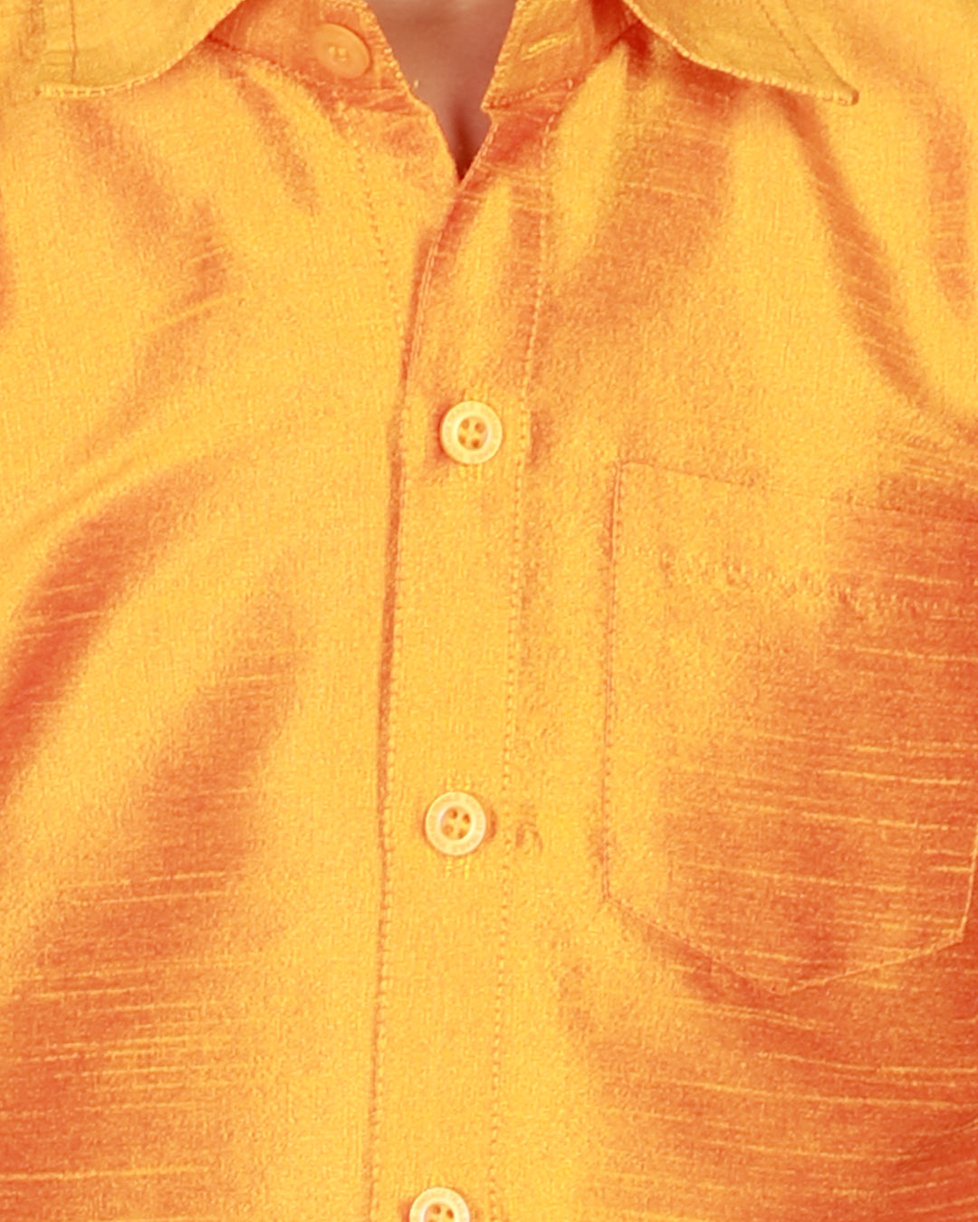 Mundu set for boys - Yellow