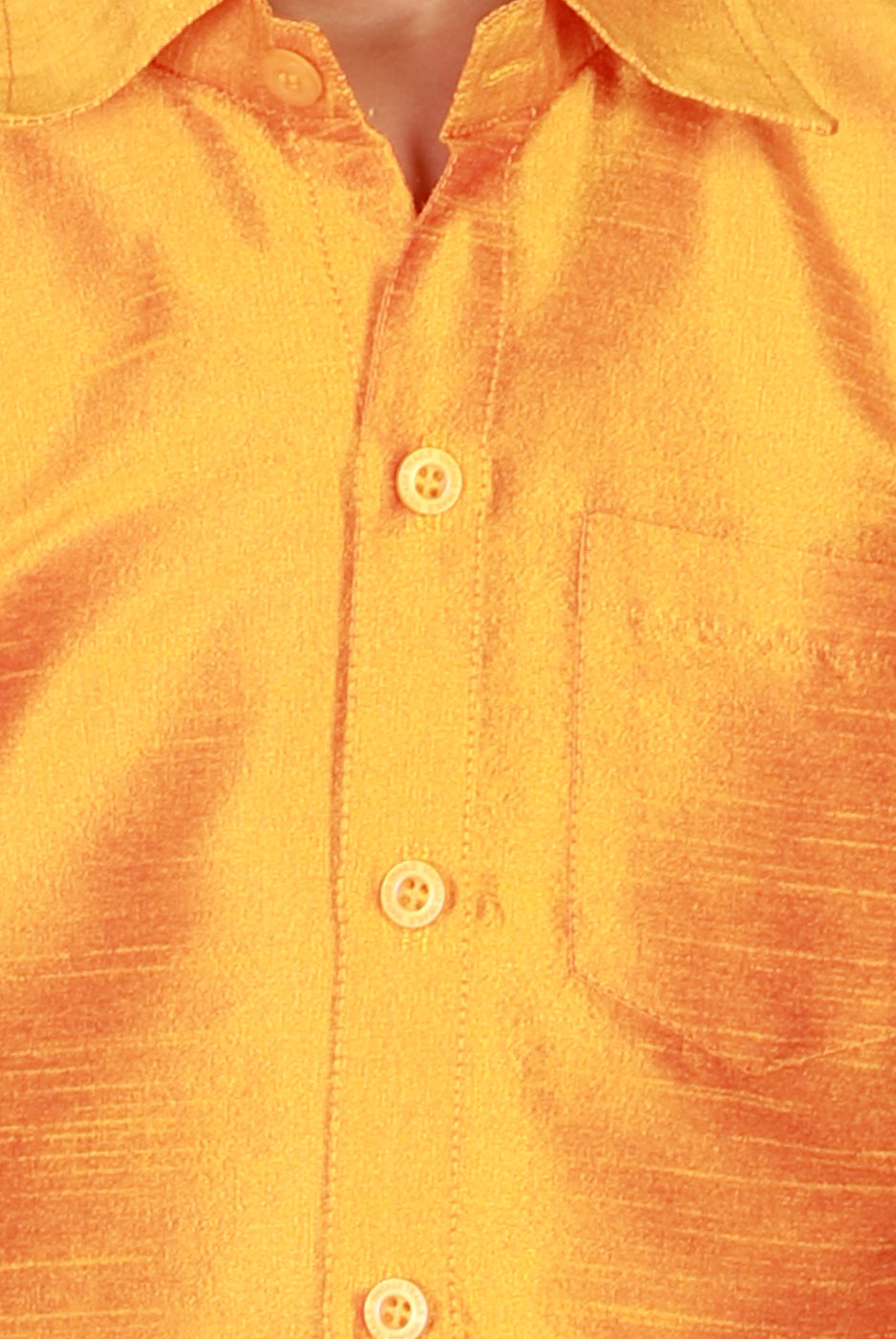 Mundu set for boys - Yellow