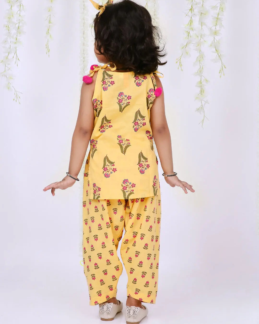 Yellow Kurta Salwar Set for Girls