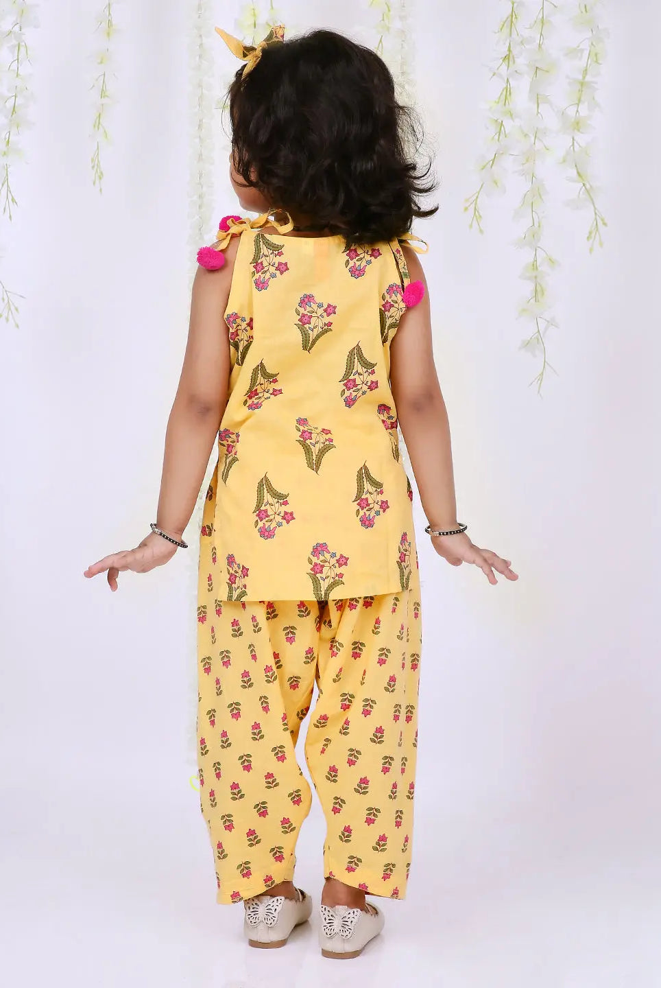 Yellow Kurta Salwar Set for Girls