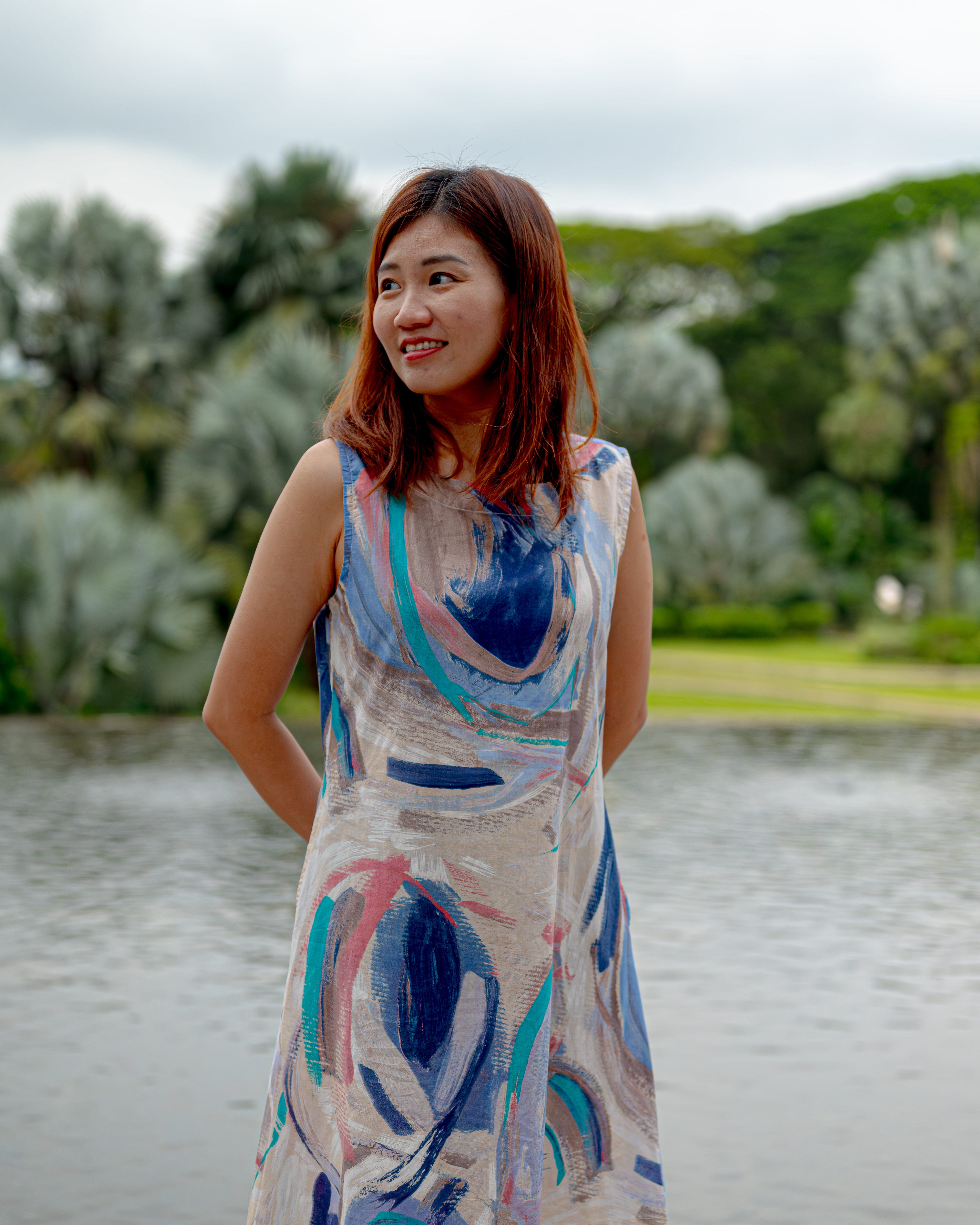 Maldives Women's A Line Dress with Pockets 1