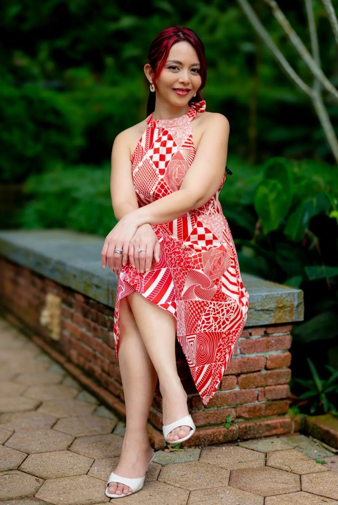 Imperial Women's Short Halter Dress with Pockets Nimbu