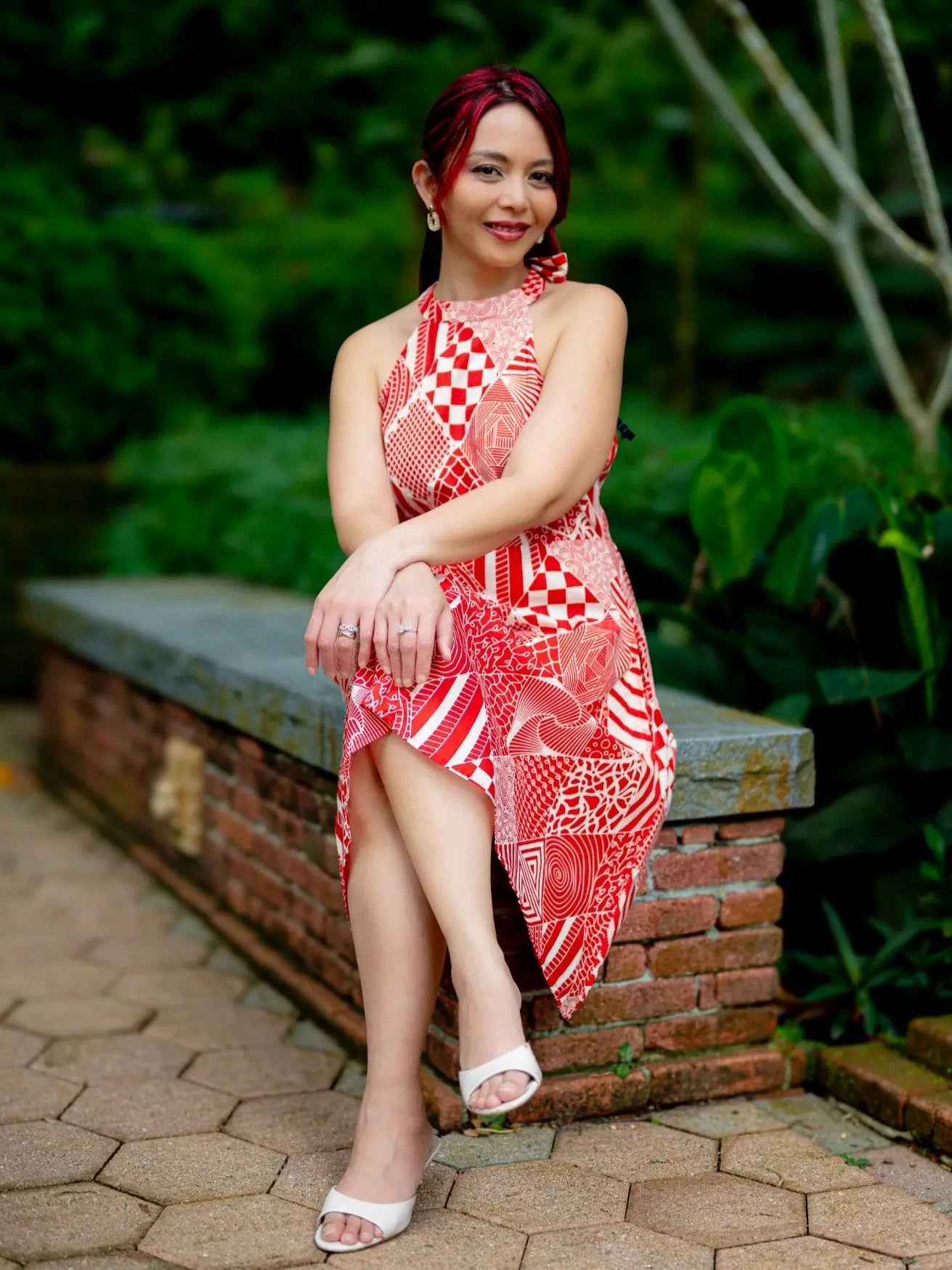 Imperial Women's Short Halter Dress with Pockets Nimbu