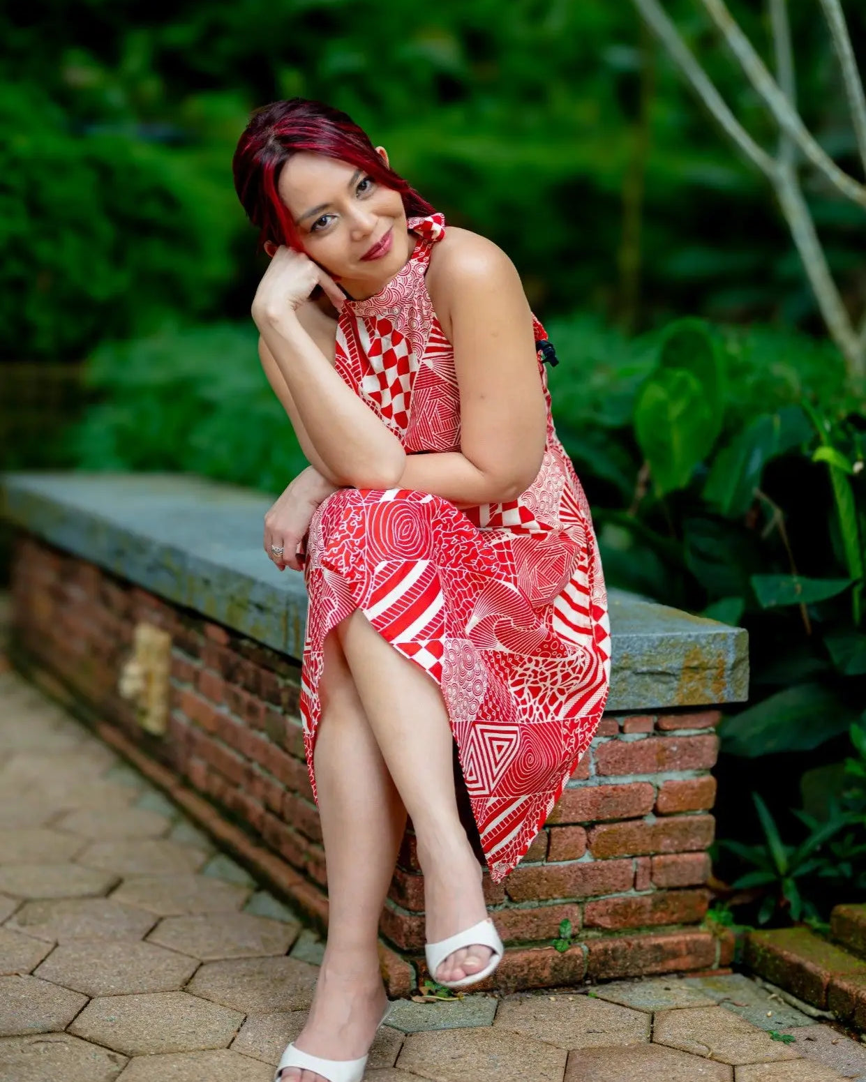 Imperial Women's Short Halter Dress with Pockets Nimbu