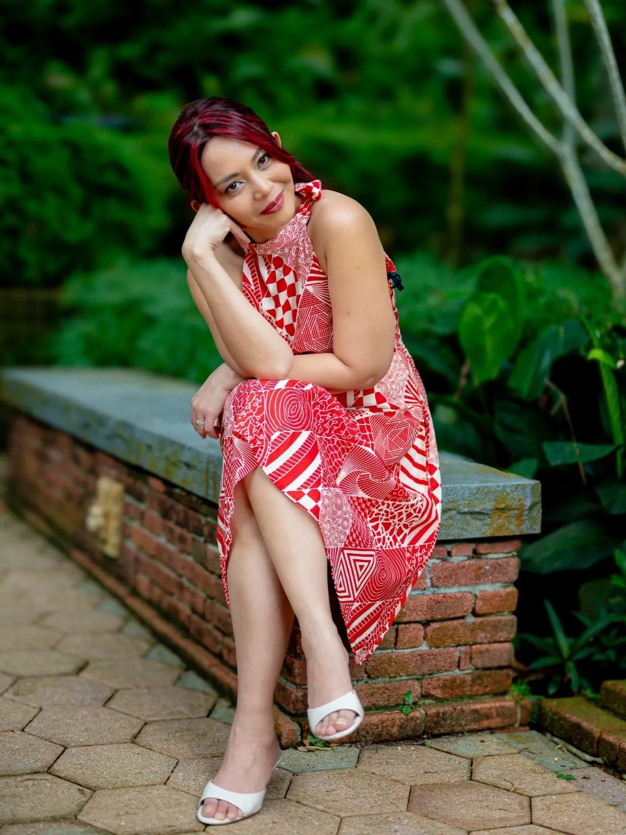 Imperial Women's Short Halter Dress with Pockets Nimbu