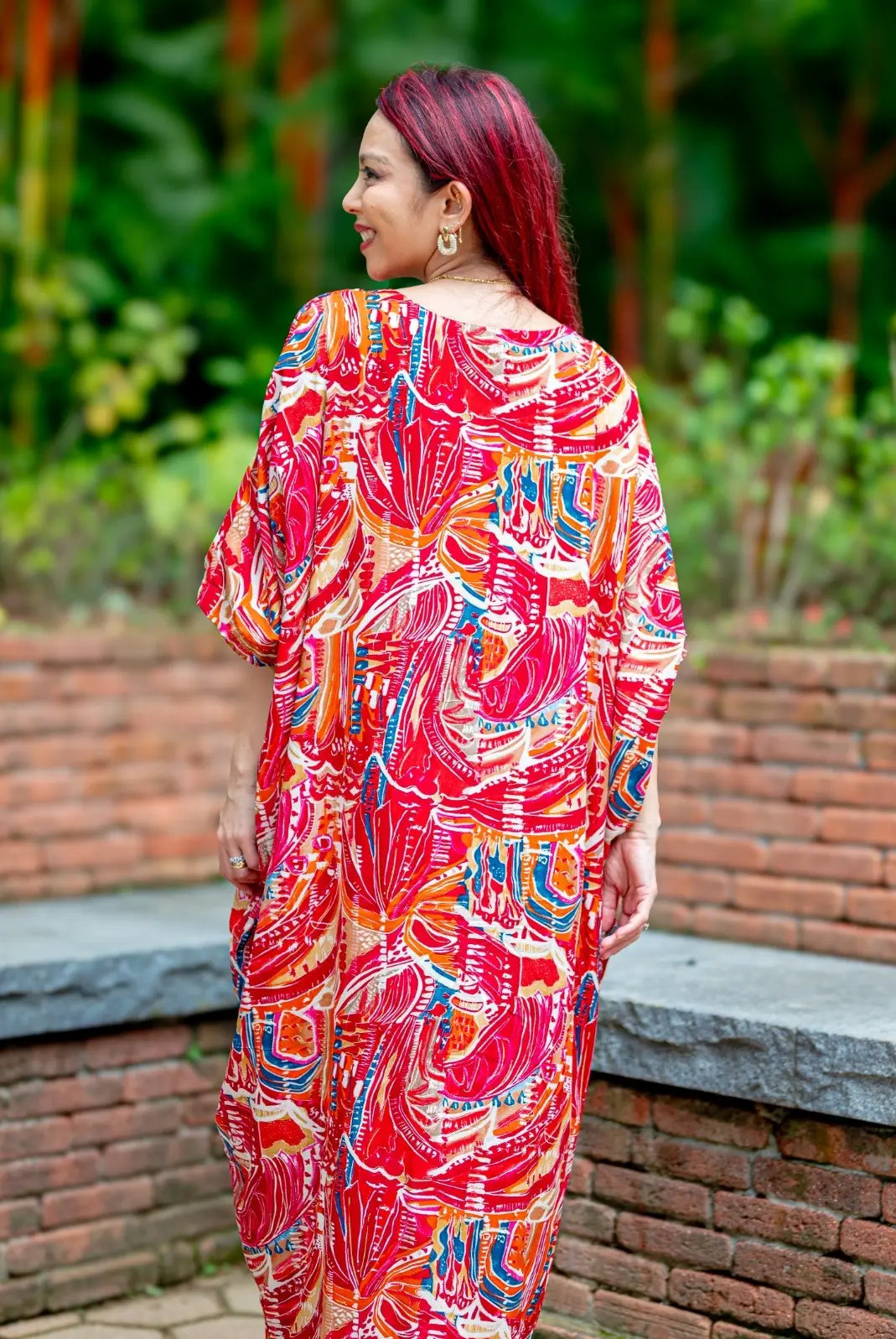 Mira Women's Pink Flowy Shirt Dress in Cotton Nimbu