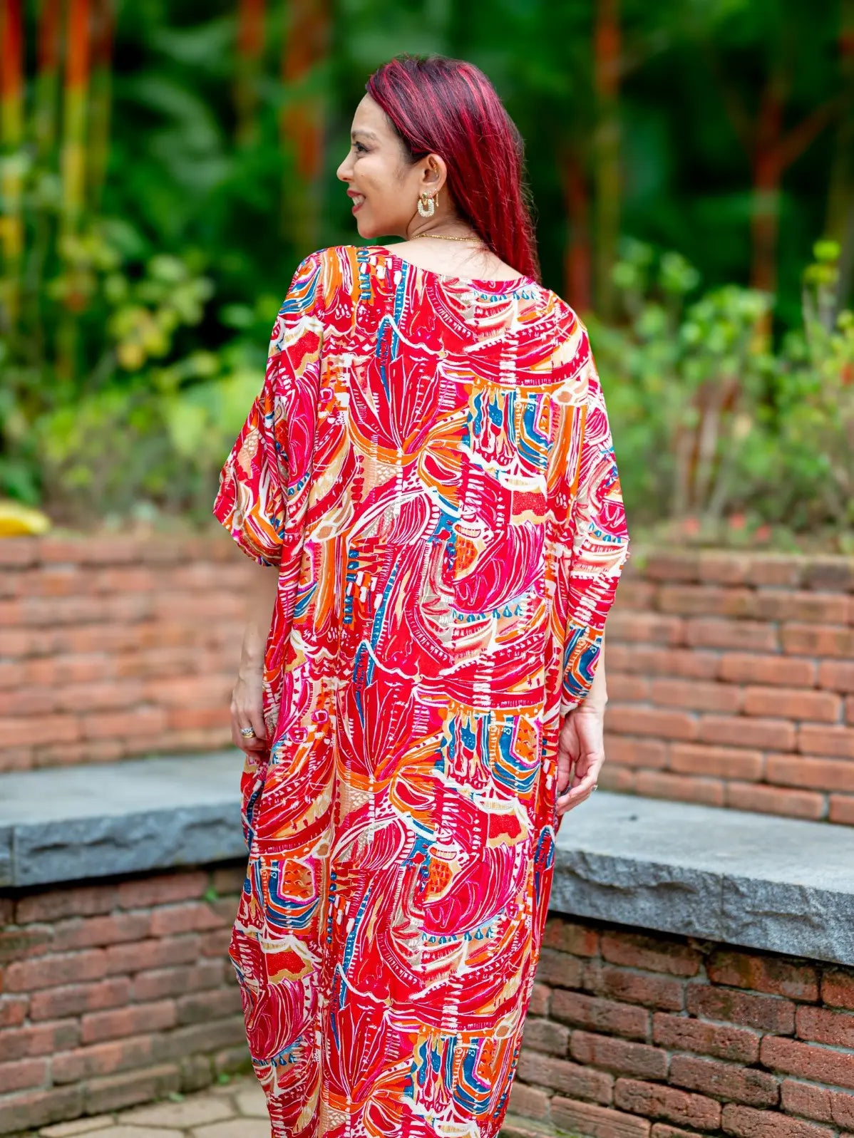 Mira Women's Pink Flowy Shirt Dress in Cotton Nimbu