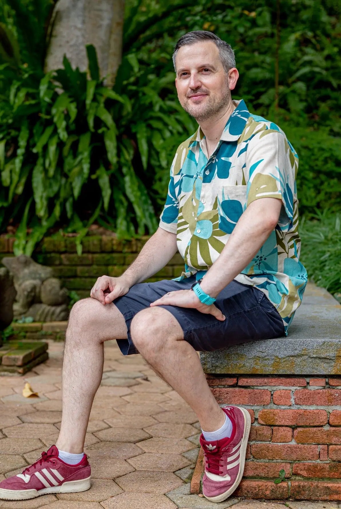 Valeria Blue Adults Unisex Shirt in Flex Cotton Nimbu