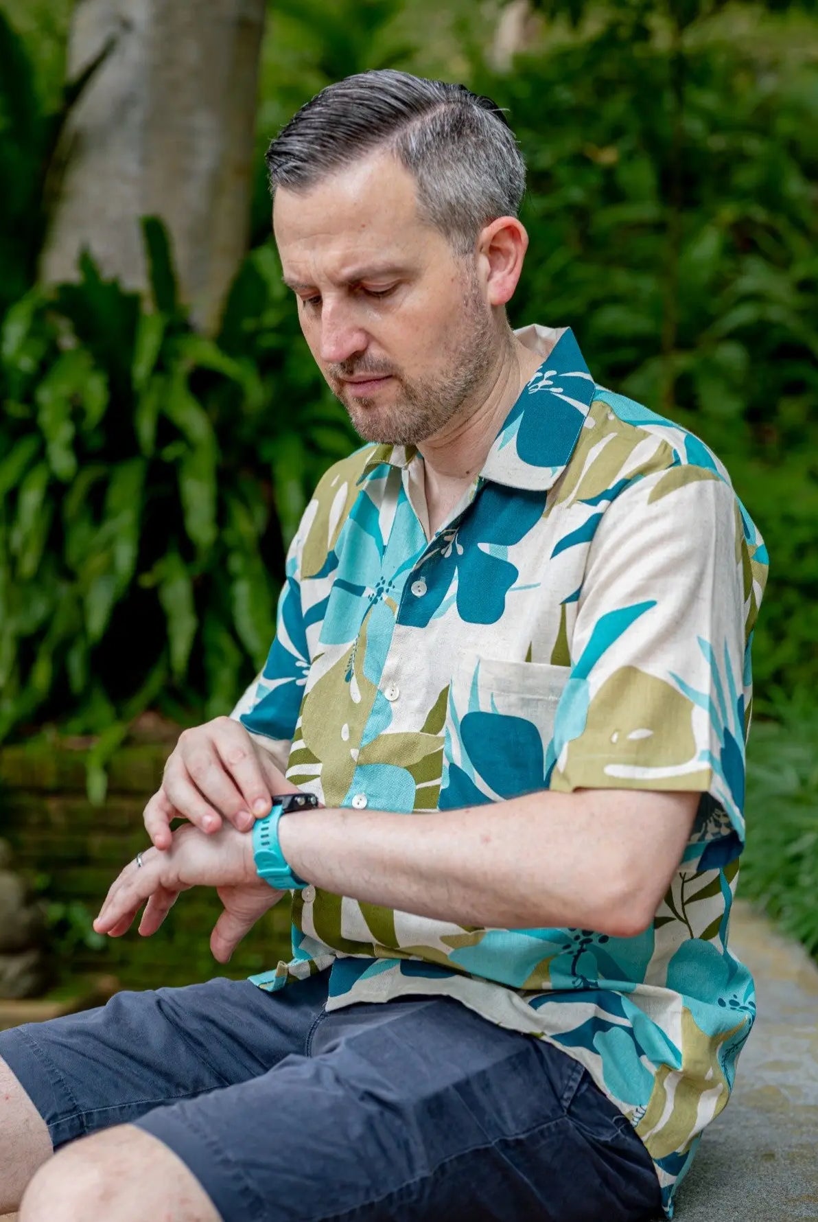 Valeria Blue Adults Unisex Shirt in Flex Cotton Nimbu