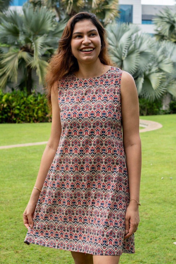 Oxford Women's A Line Dress with Pockets 2