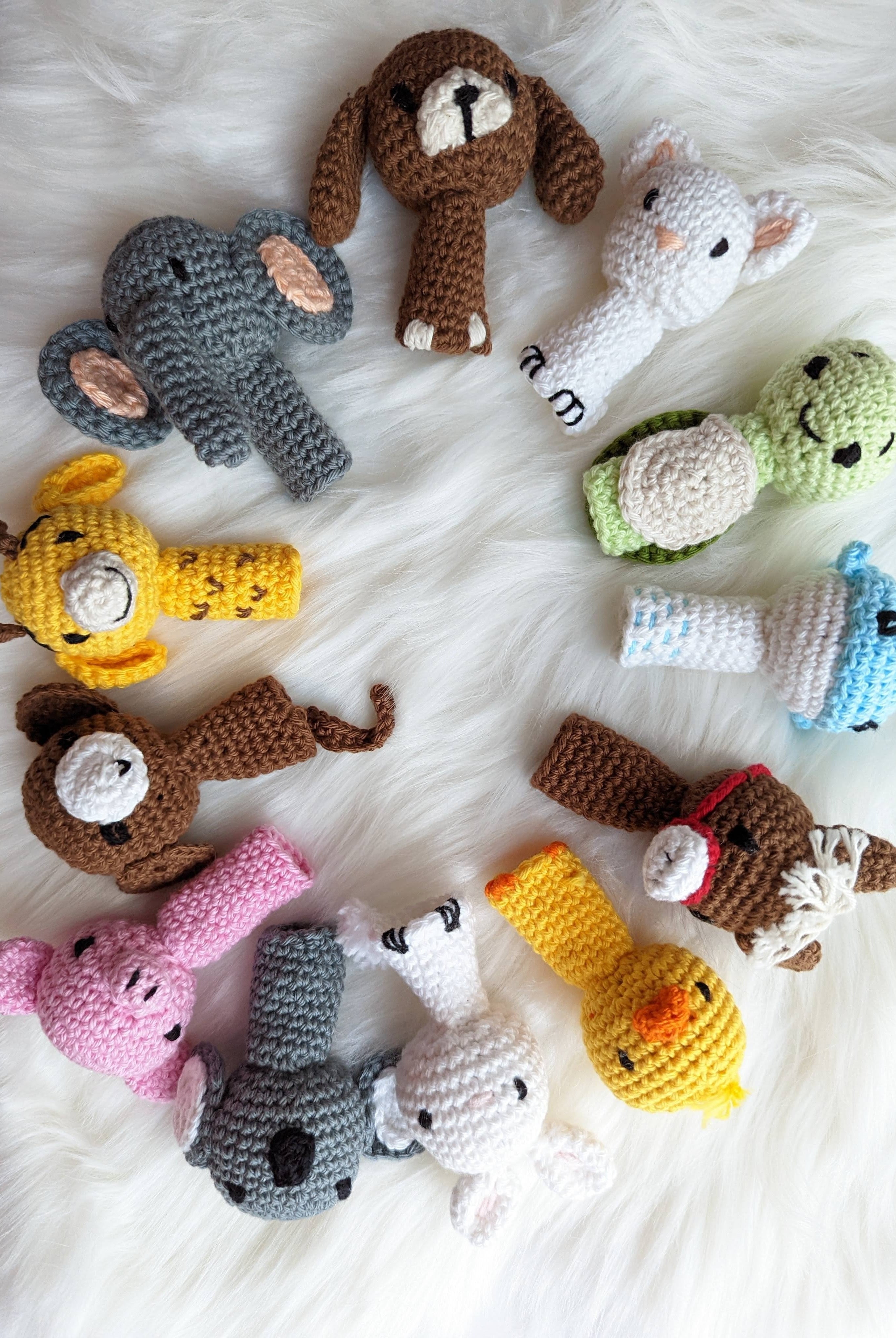 Handcrafted Crochet Finger Puppets - Nimbu Kids