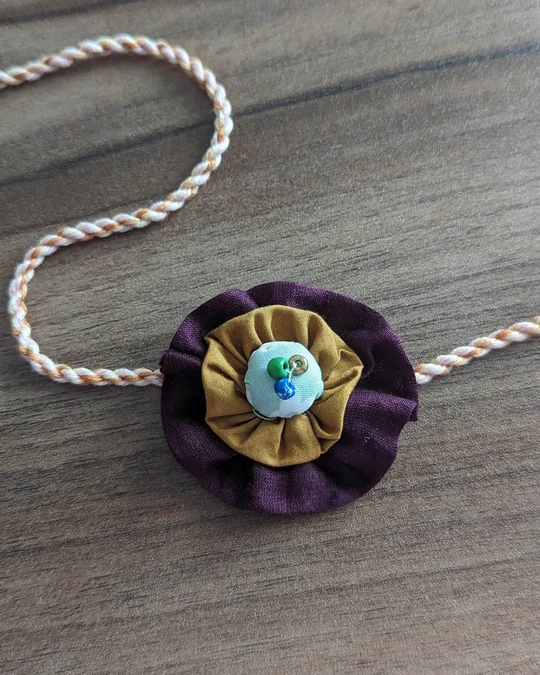 Upcycled Handmade Earthy Rakhi Nimbu Kids