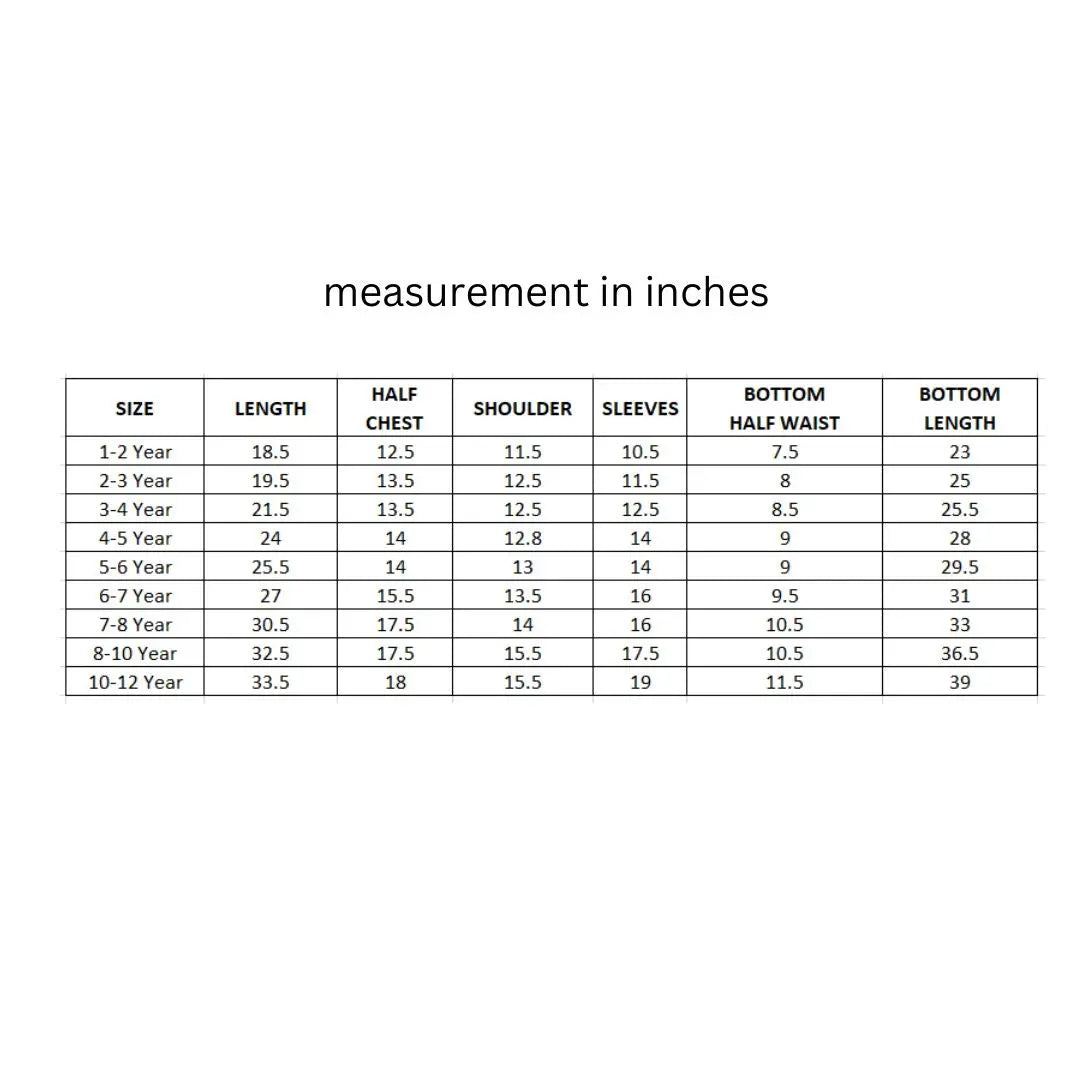 size chart Kanha peacock blue silk kurta set for boys